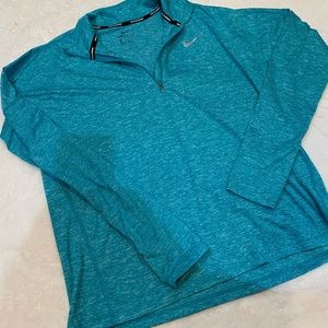 Nike Dri-fit running 1/2 Zip women long sleeve top